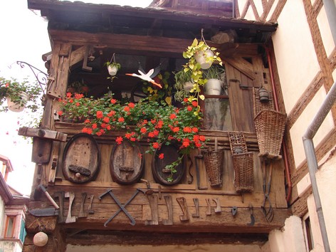 Riquewihr: balcon